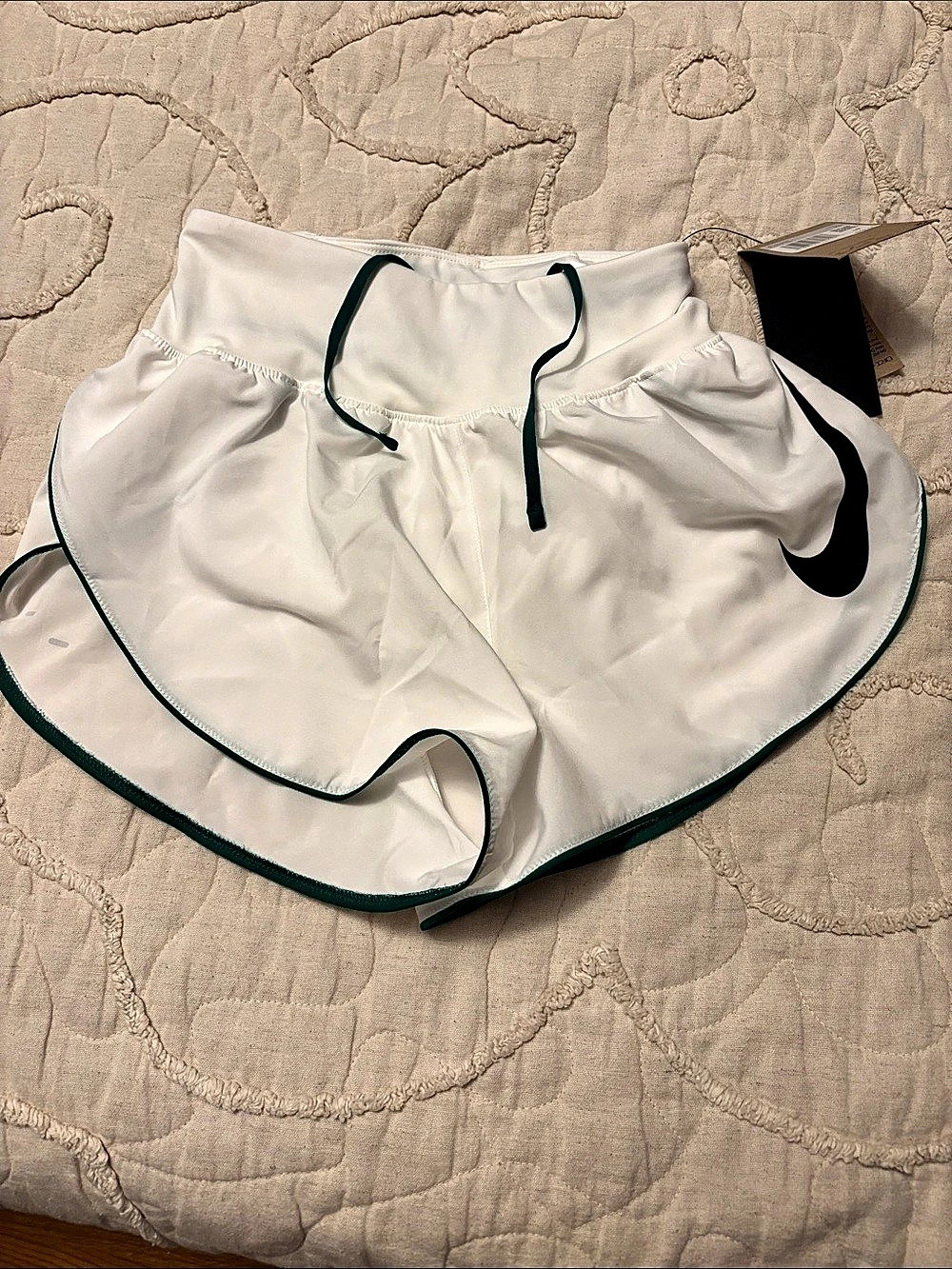 Nike Tempo Flow Swoosh Women's Dri-FIT Mid-Rise Brief-Lined Running Shorts